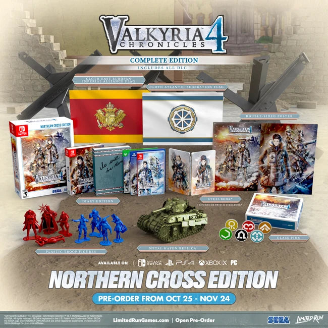 Valkyria Chronicles 4 Complete Edition - Northern Cross Edition [Limited Run Games #255] - Nintendo Switch