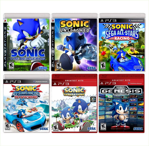 Sonic 6-Pack - PS3 — VIDEOGAMESPLUS.CA