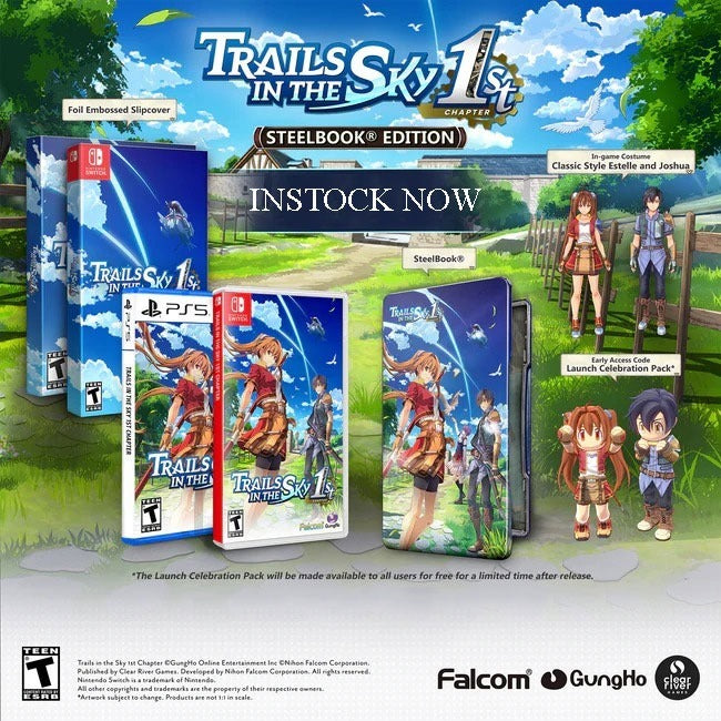 Trails in the Sky 1st Chapter SteelBook Edition - PlayStation 5