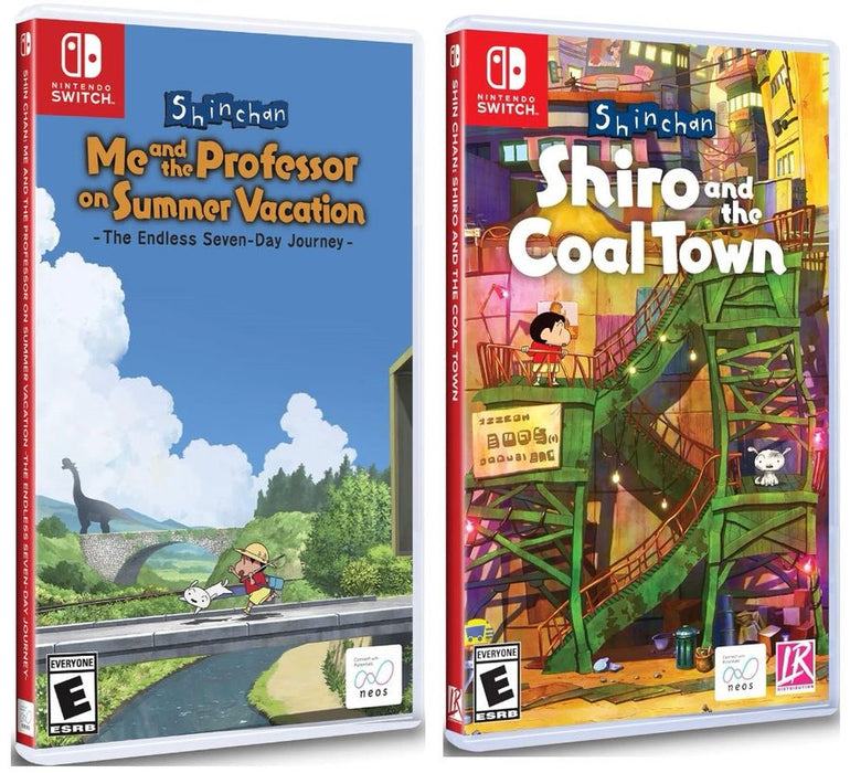 Shin Chan Bundle Pack (Shin Chan Me And The Professor On Summer Vacation The Endless Seven-Day Journey & Shin Chan: Shiro and the Coal Town) [LRG] - Nintendo Switch