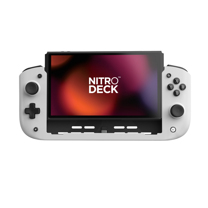 CRKD Nitro Deck [White Edition] - Nintendo Switch