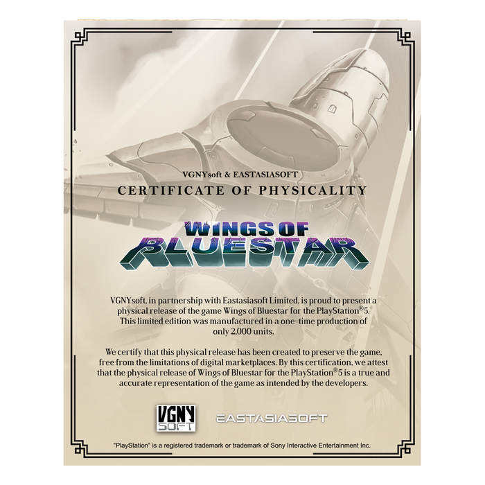 Wings of Bluestar (Standard Edition) - Playstation 5 (PRE-ORDER)