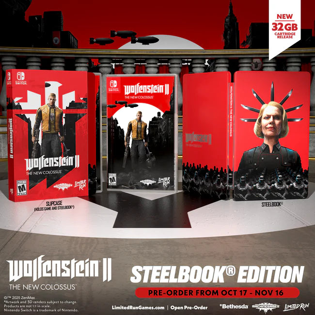 Wolfenstein II®: The New Colossus™ SteelBook Edition [Limited Run Games #305] - Nintendo Switch