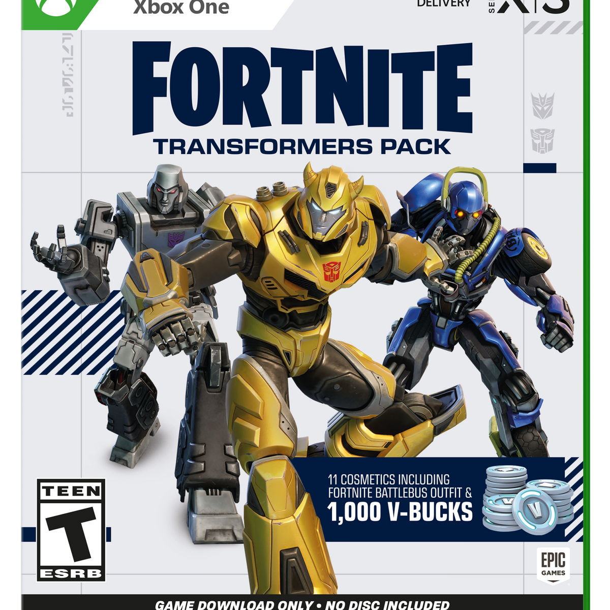 FORTNITE TRANSFORMERS PACK XBOX ONE/XBOX SERIES X — VIDEOGAMESPLUS.CA