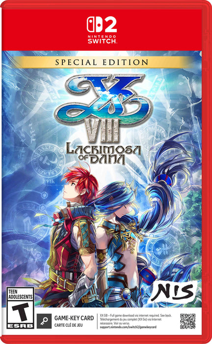 Ys VIII: Lacrimosa of DANA – Special Edition [Game-Key Card] - Nintendo Switch 2 (PRE-ORDER) [Free Shipping]