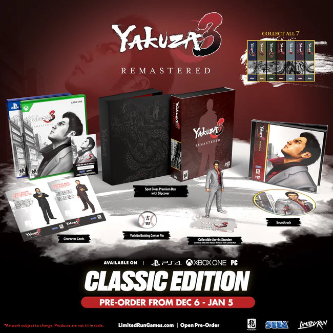 Yakuza 3 Remastered Classic Edition [Limited Run Games #576] - PlayStation 4