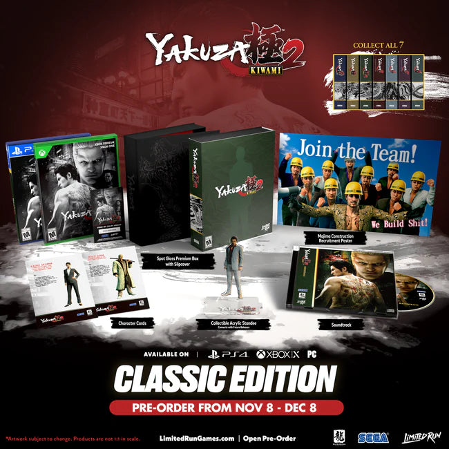 Yakuza Kiwami 2 Classic Edition [Limited Run Games #574] - PlayStation 4