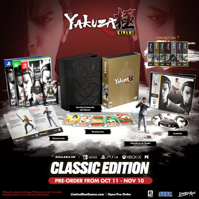 Yakuza Kiwami Classic Edition [Limited Run Games #572] - PlayStation 4
