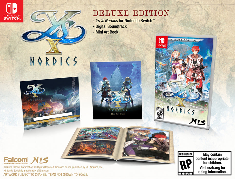 Ys X: Nordics - Deluxe Edition - SWITCH [FREE SHIPPING] (PRE-ORDER)