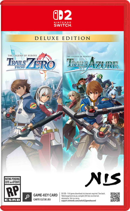 The Legend of Heroes: Trails from Zero / The Legend of Heroes: Trails to Azure [Game-Key Card] - Nintendo Switch 2 (PRE-ORDER)