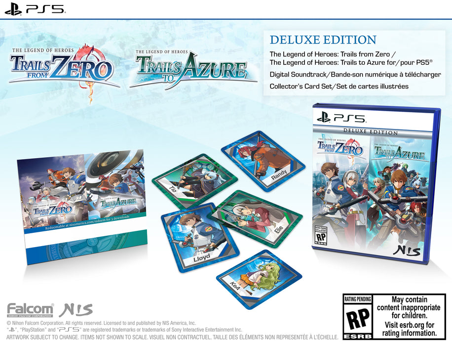 The Legend of Heroes: Trails from Zero / The Legend of Heroes: Trails to Azure - PlayStation 5 (PRE-ORDER)