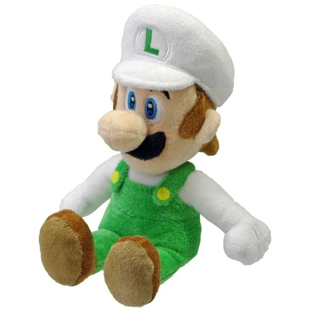 Super Mario Bros Fire Luigi 9" Plush [Little Buddy]