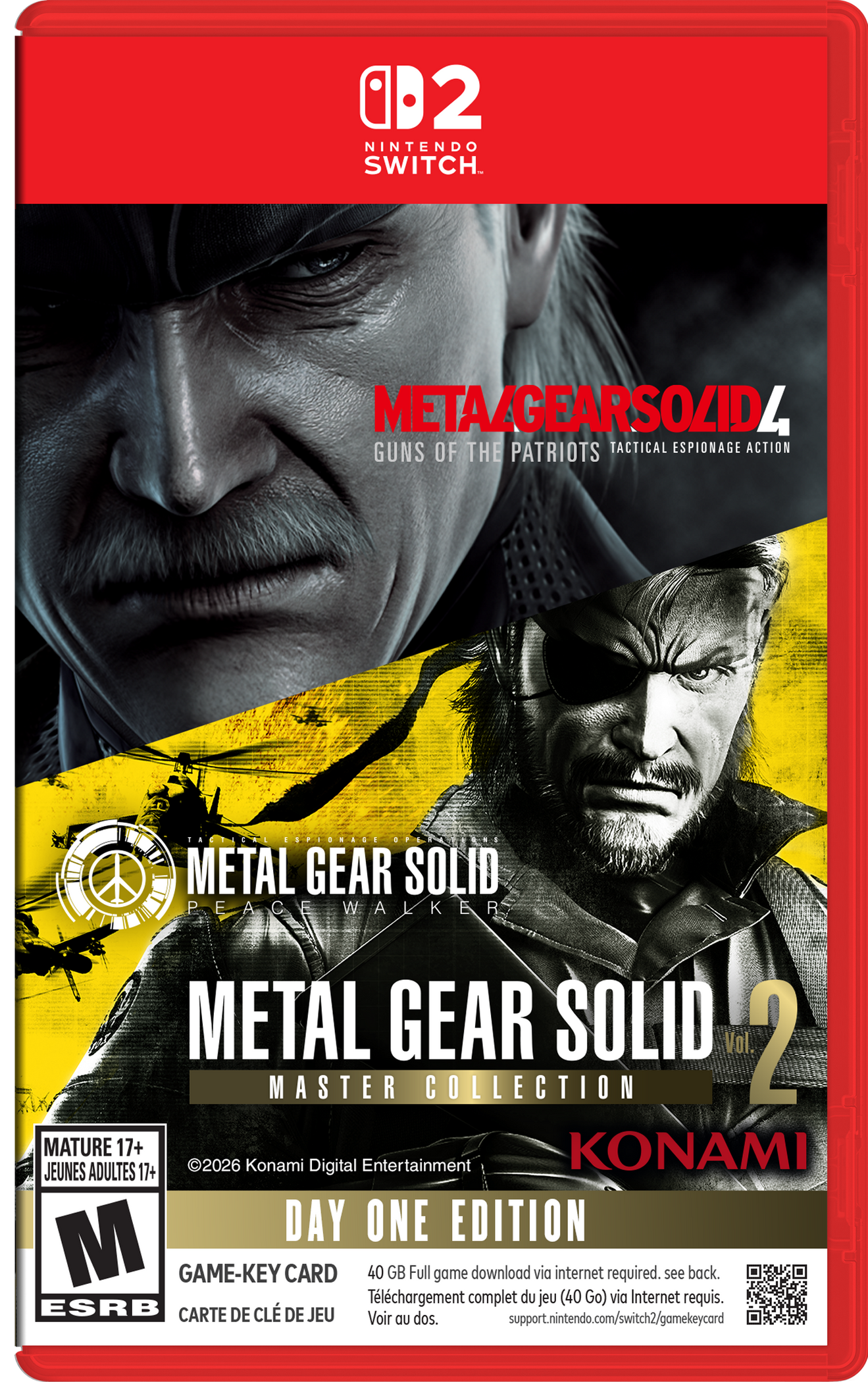 METAL GEAR SOLID: MASTER COLLECTION Vol.2 [Game-Key Card] - Nintendo S ...
