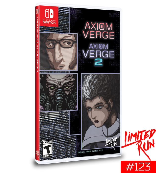 AXIOM VERGE 1 & 2 DOUBLE PACK [LIMITED RUN GAMES #123] - SWITCH