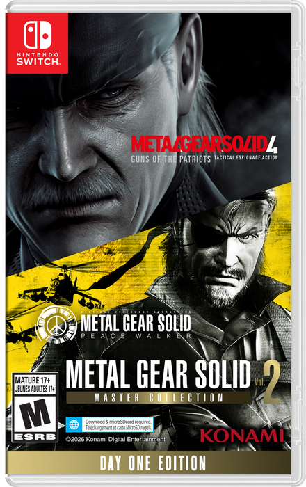 METAL GEAR SOLID: MASTER COLLECTION Vol.2 - Nintendo Switch (PRE-ORDER)