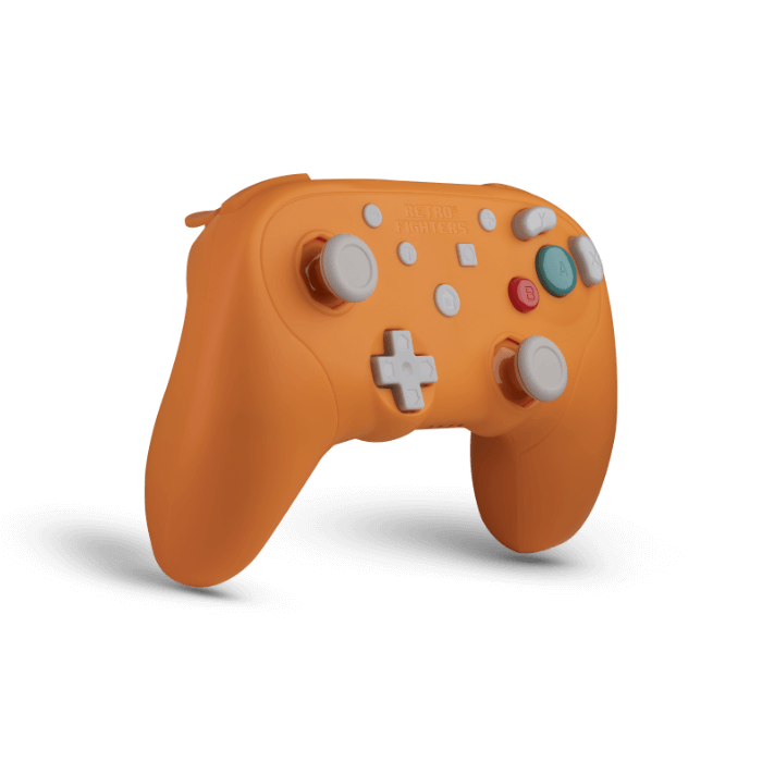 Retro Fighters BattlerGC Next-Gen Wireless GameCube Controller [Orange] - Nintendo Gamecube