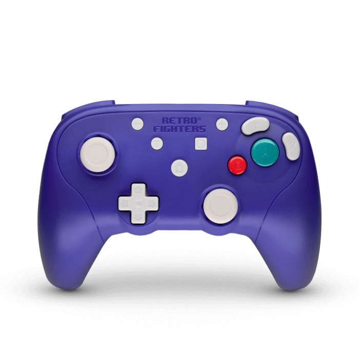 Retro Fighters BattlerGC Next-Gen Wireless GameCube Controller [Purple] - Nintendo Gamecube