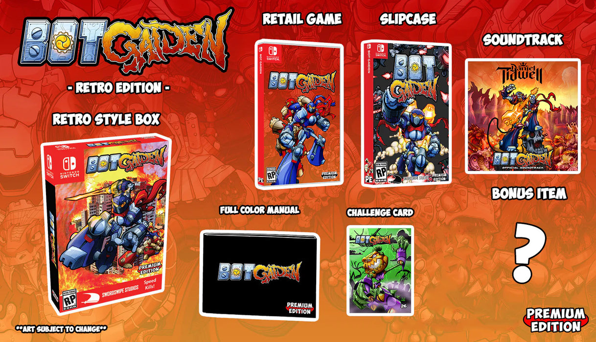 Bot Gaiden [RETRO EDITION] [PREMIUM EDITION GAMES SERIES 9] - Nintendo Switch (PRE-ORDER)