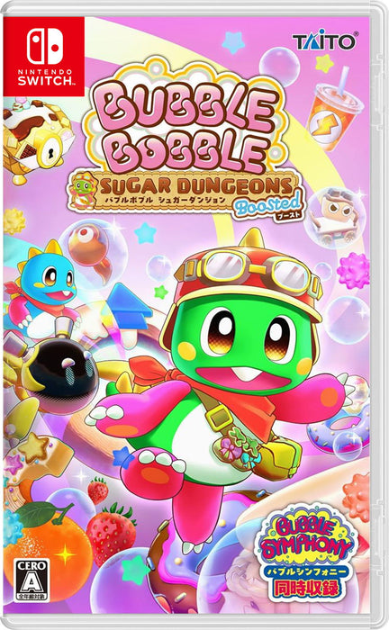 Bubble Bobble Sugar Dungeons Boosted (JPN Import - Multi-Language) - Nintendo Switch (PRE-ORDER)