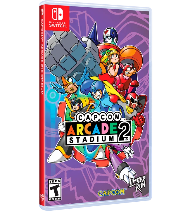 CAPCOM ARCADE STADIUM 海外版Nintendo Switch Capcom Arcade Stadium Vol. 2 (Mega Man: The Power Fighters Cover