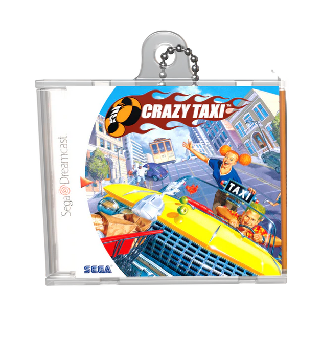 Crazy Taxi Game Case Keychain [Limited Run Games]