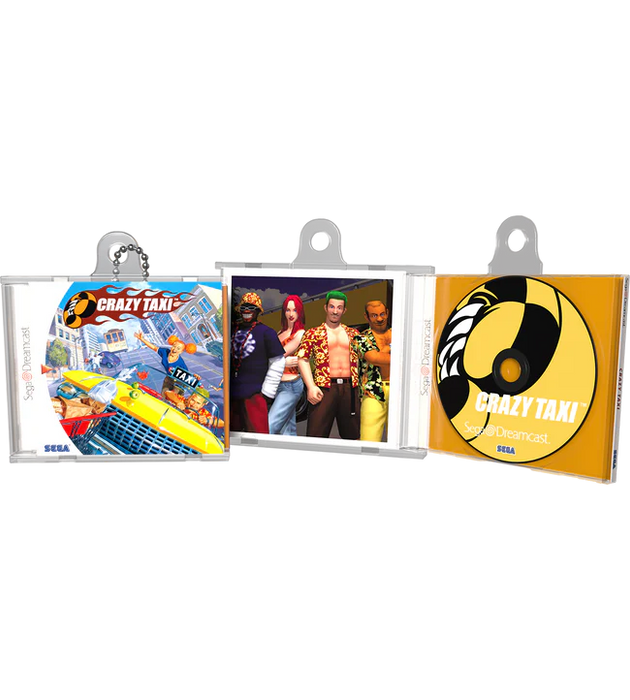 Crazy Taxi Game Case Keychain [Limited Run Games]
