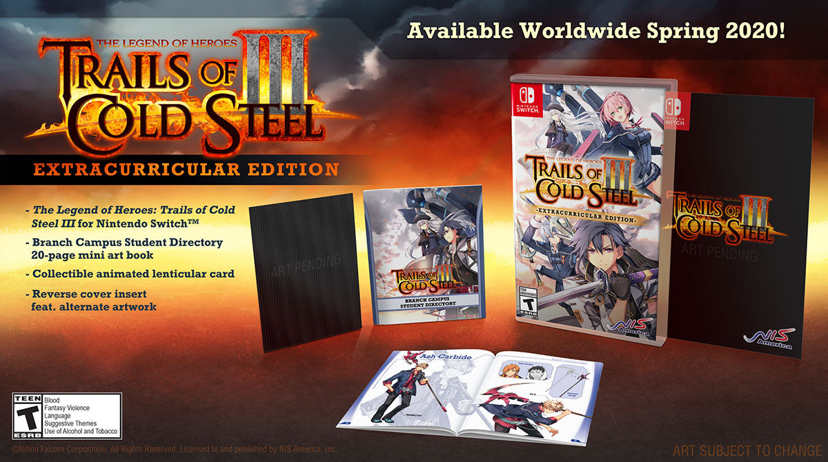 The Legend of Heroes Trails of Cold Steel III (Extracurricular Edition) - Nintendo Switch