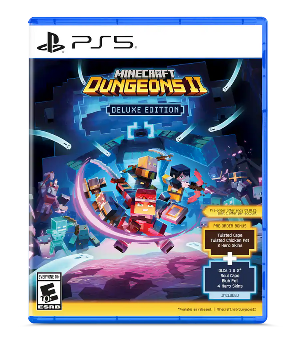 Minecraft Dungeons II Deluxe Edition - PlayStation 5 (PRE-ORDER)