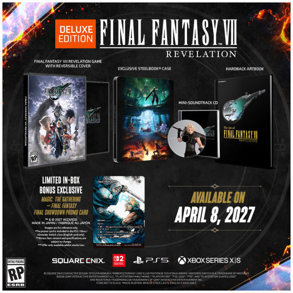 Final Fantasy VII: Revelation Deluxe Edition [Game-Key Card] - Nintendo Switch 2 (PRE-ORDER)