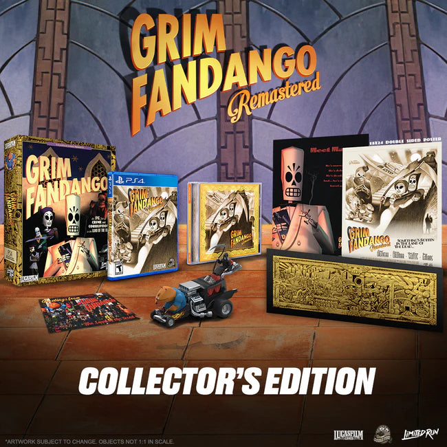 Grim Fandango Remastered Collector's Edition [Limited Run Games #485] - PlayStation 4