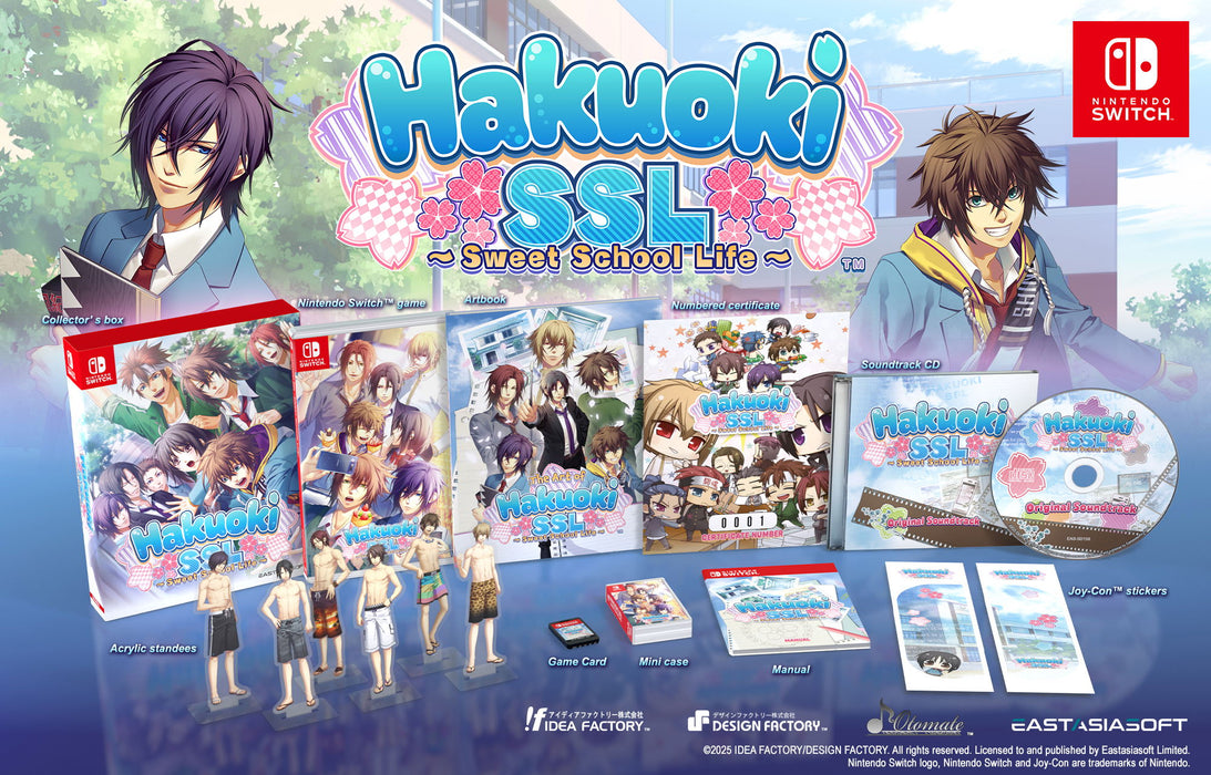 Hakuoki SSL ~Sweet School Life~ [Limited Edition] [Asia English Import] - Nintendo Switch (PRE-ORDER) (FREE SHIPPING)