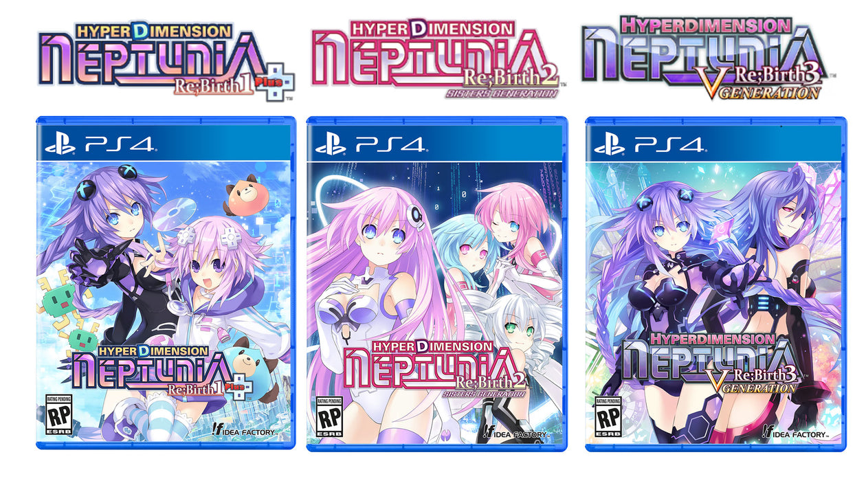 Hyperdimension Neptunia™ Re;Birth [Three Pack Bundle 1+2+3] - Playstation 4 (PRE-ORDER) (FREE SHIPPING)