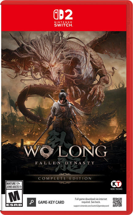 Wo Long: Fallen Dynasty Complete Edition [Game-Key Card] - Nintendo Switch 2 (PRE-ORDER)