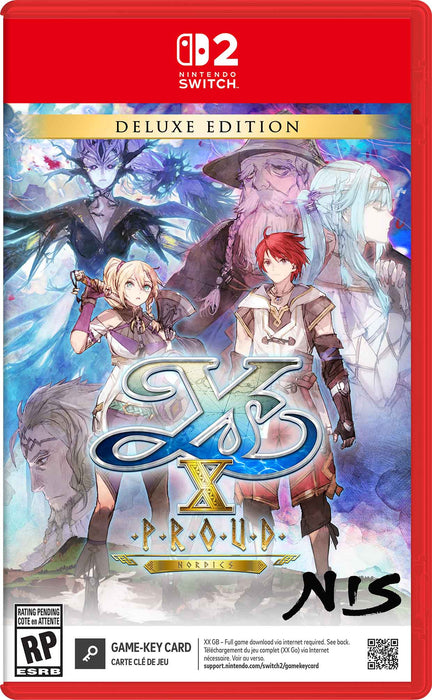 Ys X: Proud Nordics Deluxe Edition - [Game-Key Card] Nintendo Switch 2 (PRE-ORDER) [Free Shipping]