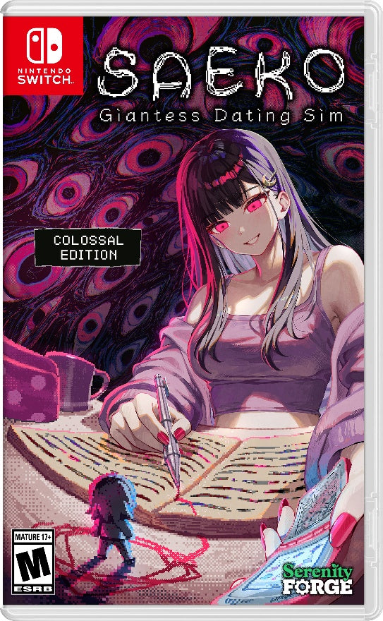 未開封 アニメイト特典付 SAEKO Giantess Dating Sim SAEKO: Giantess Dating Sim - Colossal Edition - Nintendo Switch