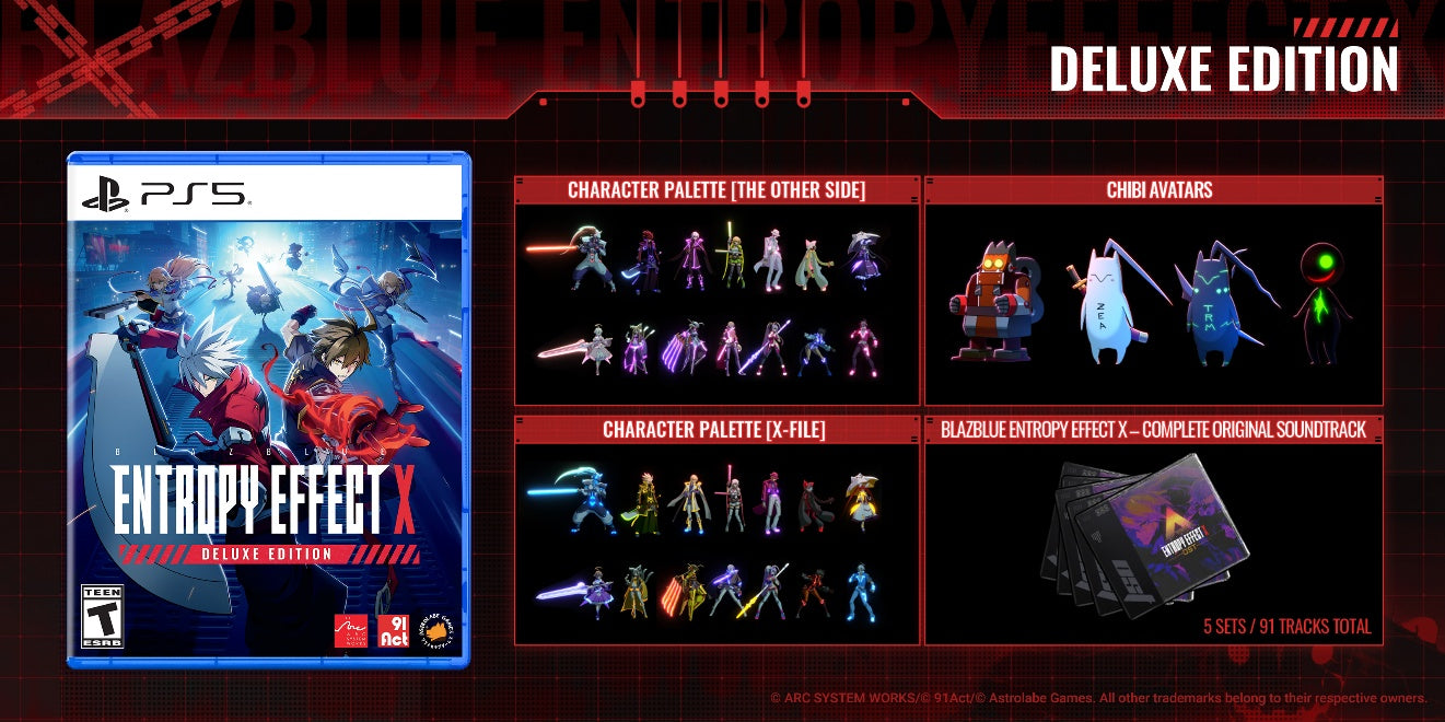 BlazBlue Entropy Effect X Deluxe Edition - PlayStation 5 (PRE-ORDER)