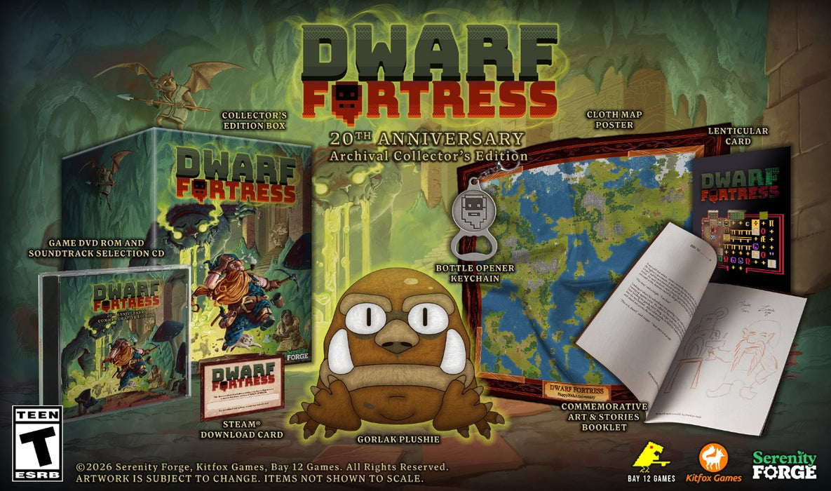 Dwarf Fortress 20th Anniversary Archival Collector's Edition - PC (PRE-ORDER) (FREE SHIPPING)
