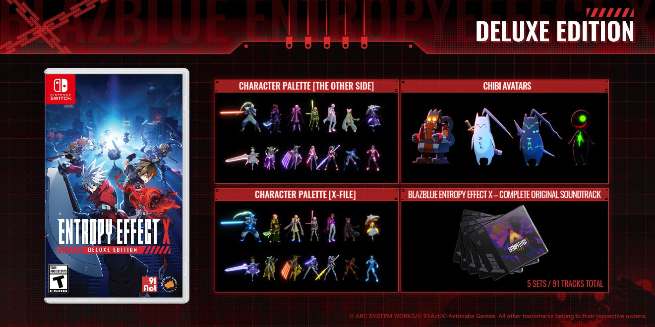BlazBlue Entropy Effect X Deluxe Edition - Nintendo Switch (PRE-ORDER)