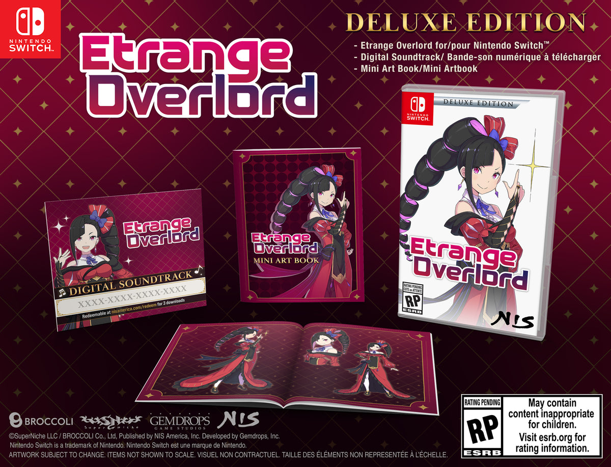 エトランジュ オーバーロード Nintendo Switch Etrange Overlord Deluxe Edition - Nintendo Switch — VIDEOGAMESPLUS.CA