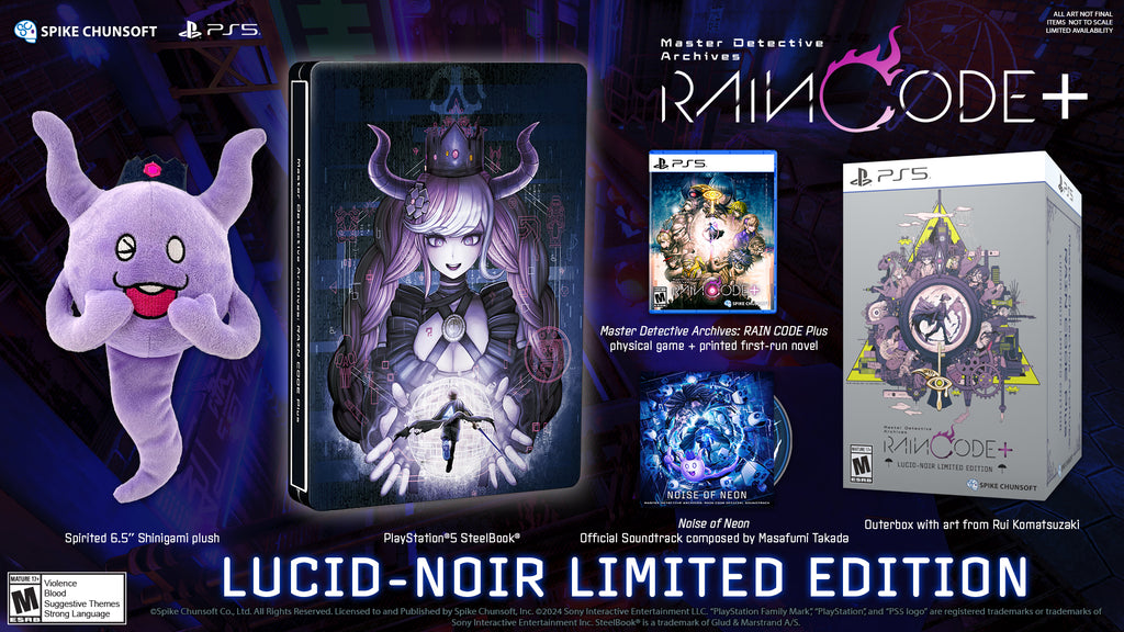 Master Detective Archives: RAIN CODE Plus Lucid-Noir Limited