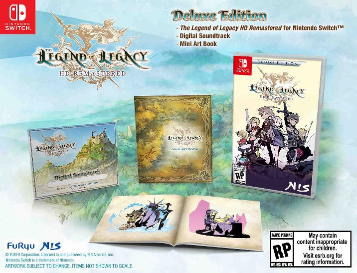 The Legend of Legacy HD Remastered Deluxe Edition - SWITCH