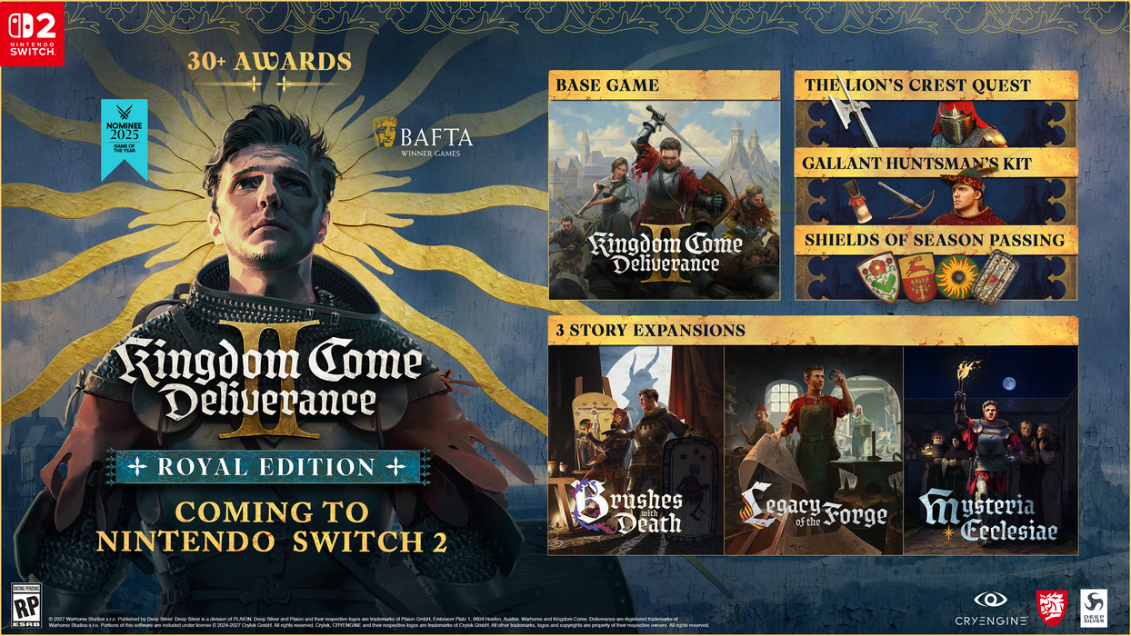 Kingdom Come: Deliverance II – Royal Edition [Game-Key Card] - Nintendo Switch 2 (PRE-ORDER)