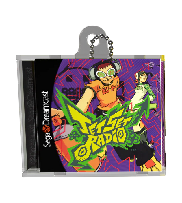Jet Set Radio Game Case Keychain [Limited Run Games]