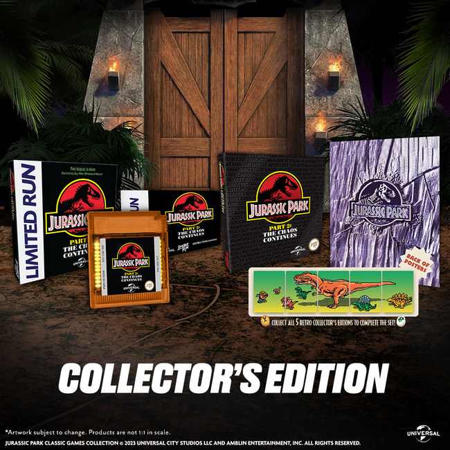 Jurassic Park Part 2: The Chaos Continues Collector's Edition - Gameboy