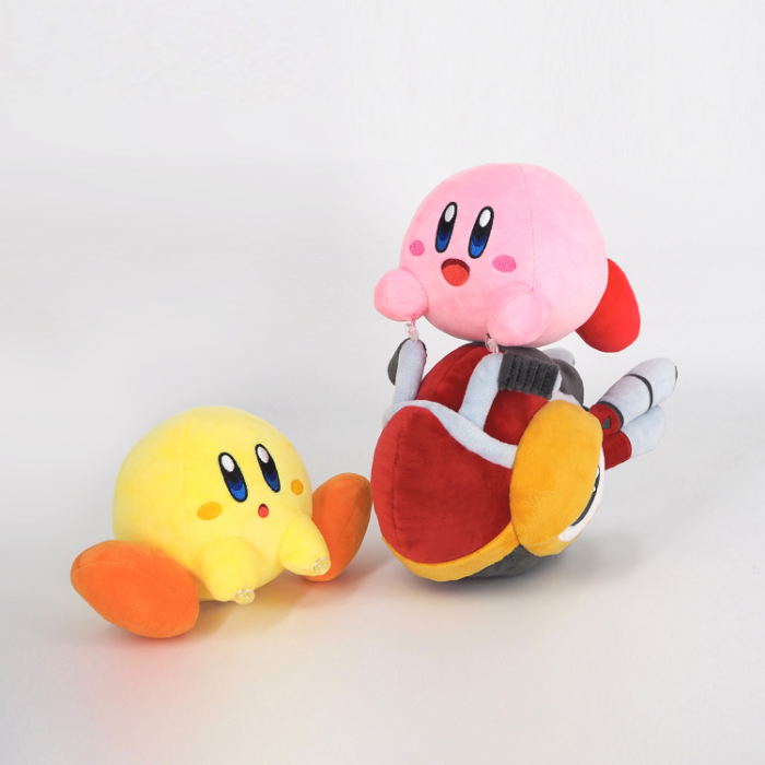 Kirby Air Riders Plush Toy Kirby & Wheelie Bike (PRE-ORDER)