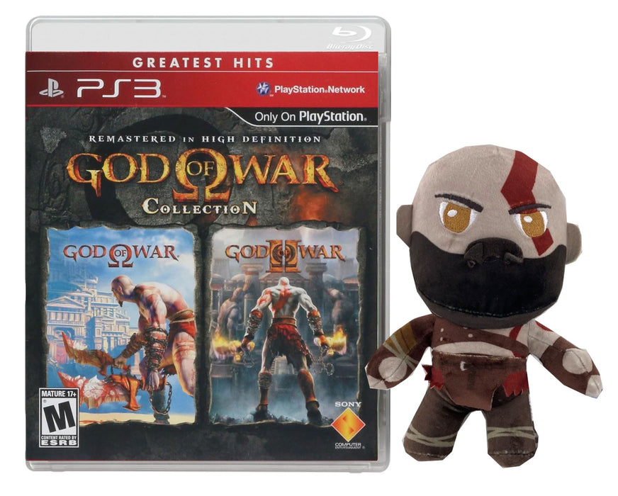 God of War 1 & 2 Collection with Bonus Kratos Plush - Playstation 3
