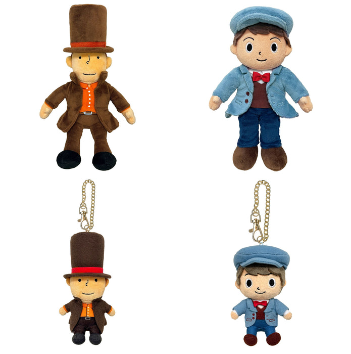 Professor Layton and the New World of Steam Plush Toy: Professor Layton & Luke Mega Bundle (PRE-ORDER)