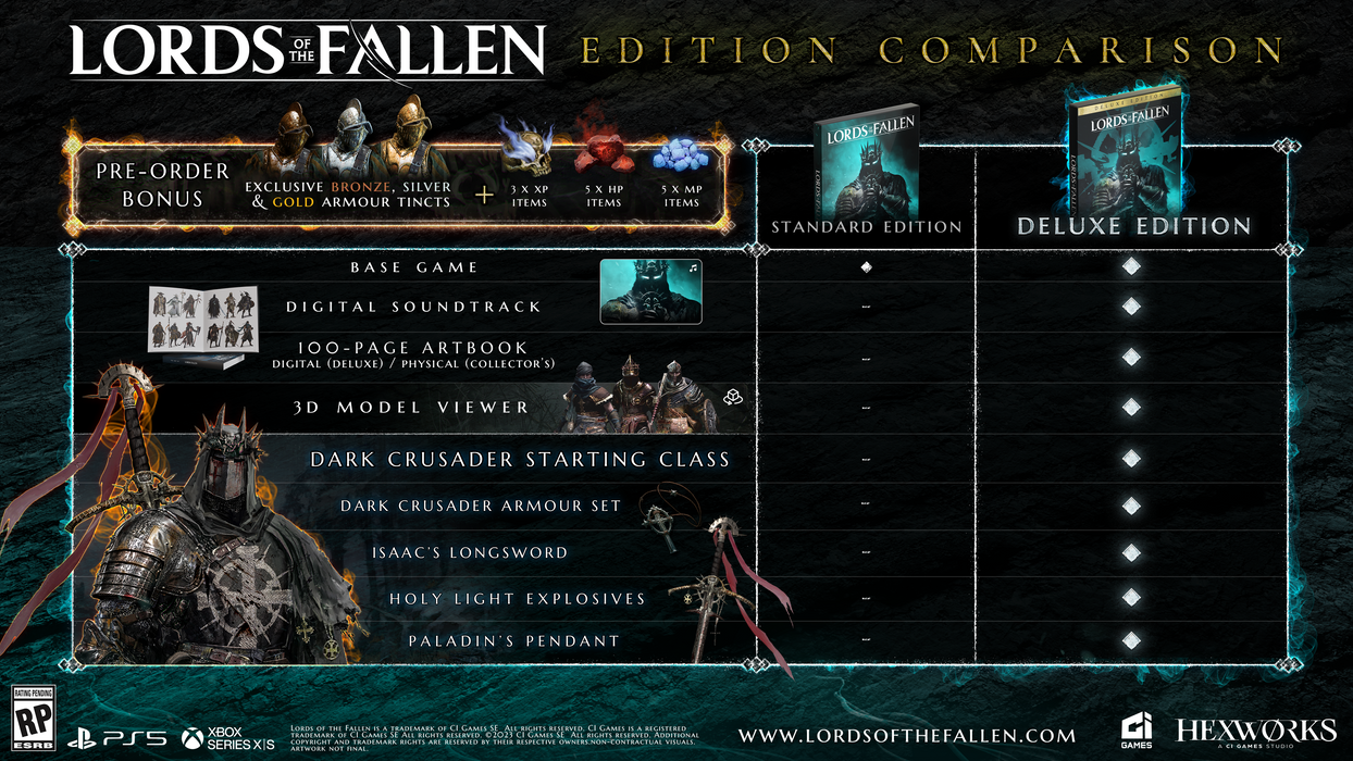 LORDS OF THE FALLEN DELUXE EDITION - PS5