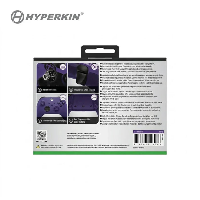 Hyperkin - THE COMPETITOR WIRED CONTROLLER XBS/PC (PURPLE)