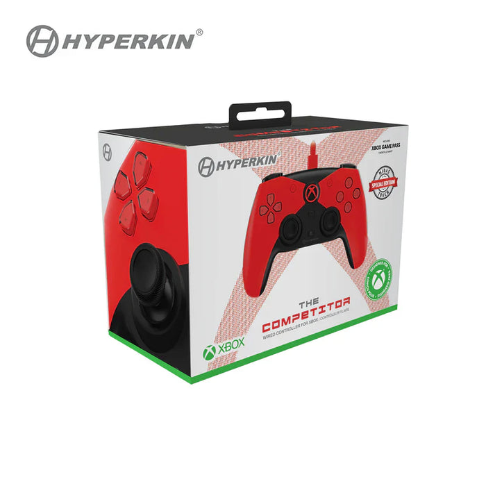 Hyperkin - THE COMPETITOR WIRED CONTROLLER XBS/PC (RED)